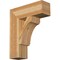Ekena Millwork Legacy Block Rough Sawn Bracket, Western Red Cedar, 6"W x 20"D x 24"H BKT06X20X24LEC05RWR - alternate 1
